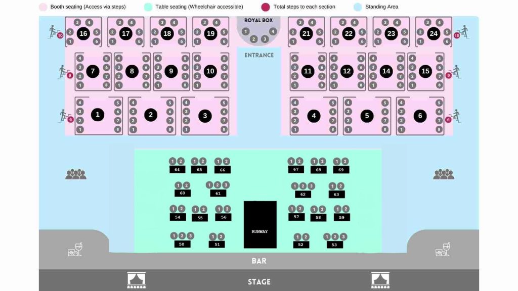 Ground Floor Seating Chart